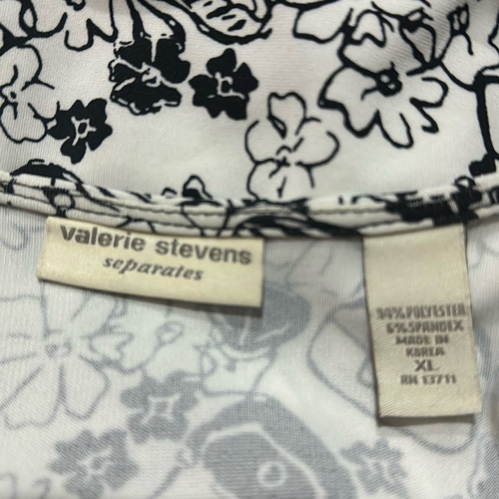 NWT XL Wrap Dress short sleeve Valerie Stevens Waist Tie Purse Knee Length White - Picture 5 of 9